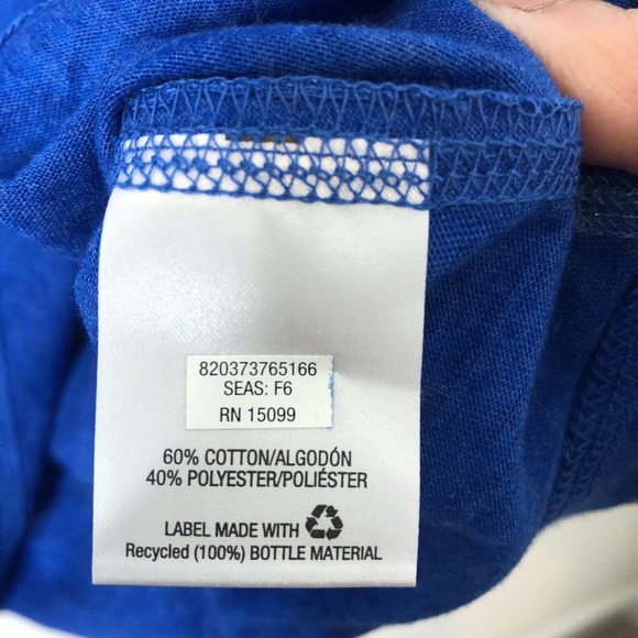 Outdoor Life Men's NWT Streaky Heathered Long Sleeve Tee in Blue Size Medium - Picture 5 of 7